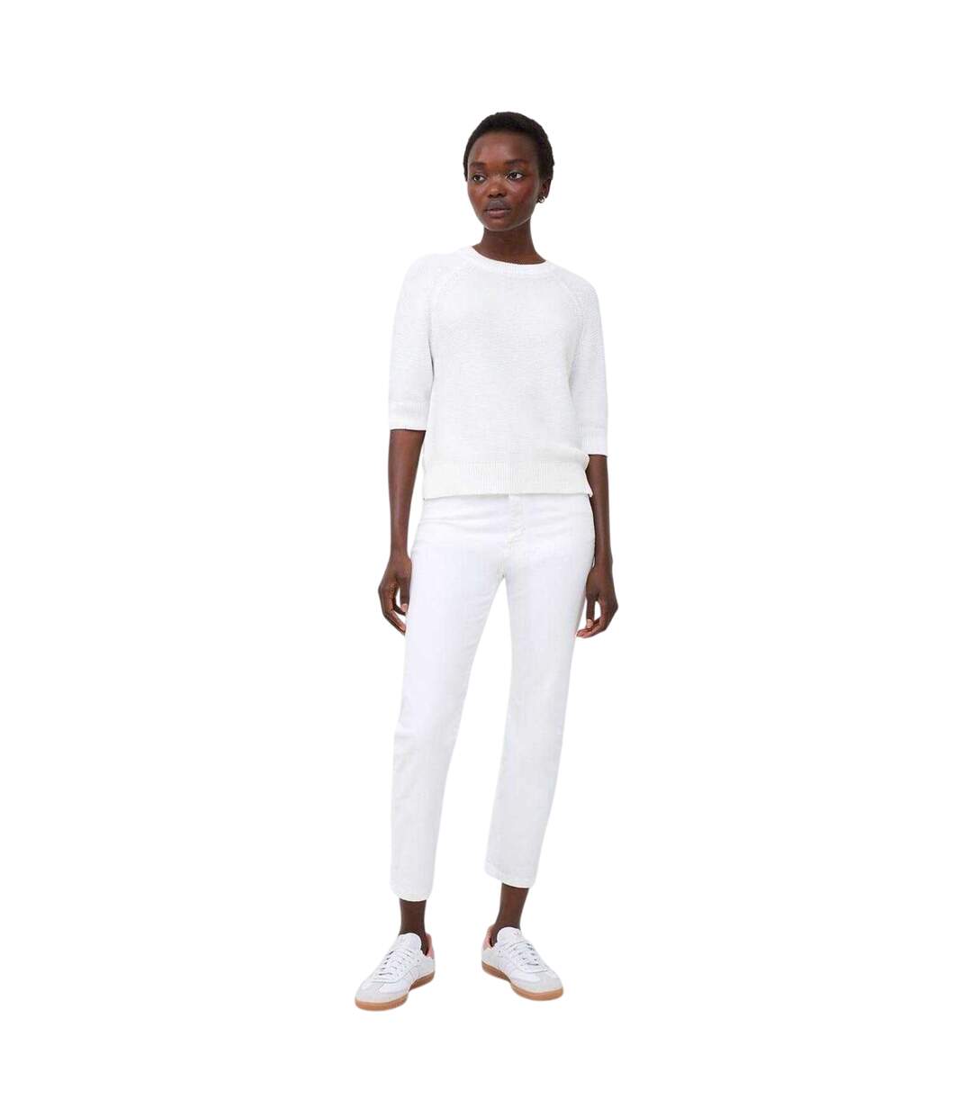 Sweat Manches ¾ Femme Blanc French Connection-4