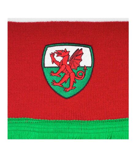 Ensemble Bonnet Et Écharpe Wales Adulte Taille Unique Rouge Blanc Vert Fan Originals