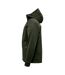 Mens Performance Full Zip Hoodie Cypress Green Charcoal Stormtech-4