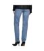 Jean droit bleu femme only lemily-2