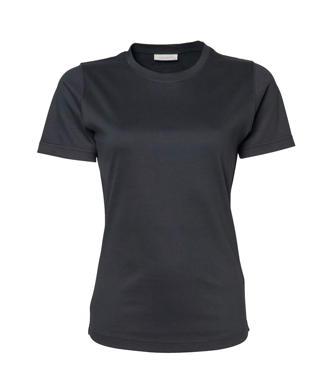 Tee Jays Womens/Ladies Interlock Short Sleeve T-Shirt (Dark Grey) - UTBC3321-1