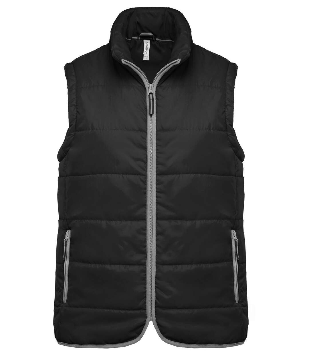 Doudoune sans manches - K6116 - gris - bodywarmer matelassé