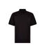 Unisex adult recycled superwash 60c regular polo shirt black Kustom Kit-1