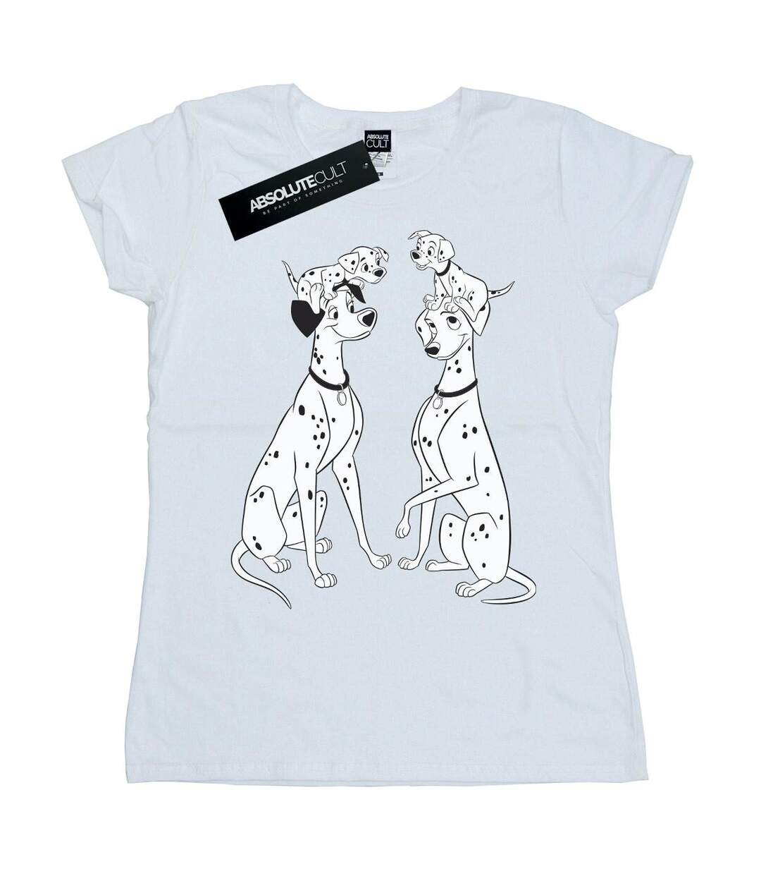Disney - T-shirt DALMATIANS FAMILY - Femme (Blanc) - UTBI14745-1
