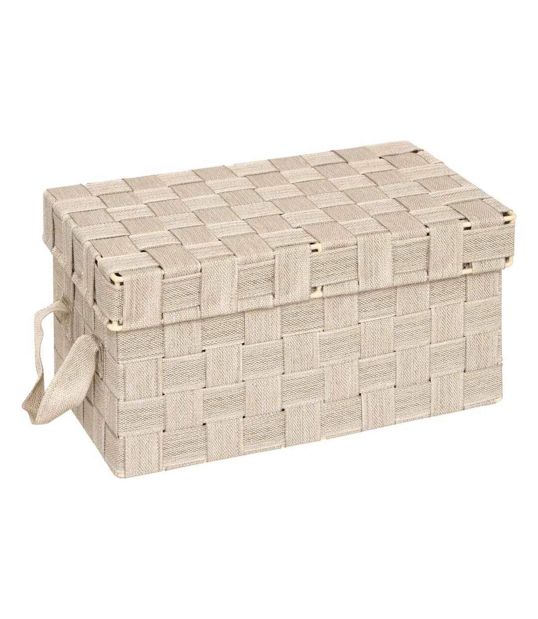 Lot de 2 Boîtes de Rangement Lise 35cm Beige-4