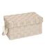 Lot de 2 Boîtes de Rangement Lise 35cm Beige-4