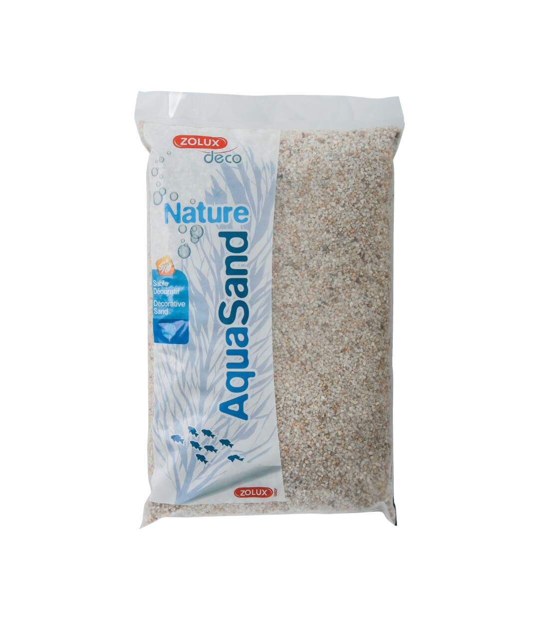 Sol décoratif Aquasand quartz blanc 5kg (Lot de 3)