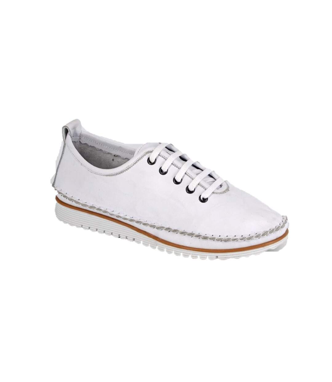 Baskets flexi femme blanc Mod Comfys-1