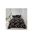 Parure de Lit 3 Pièces Milor 240x220cm Noir-1