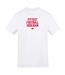Mens Fittest Football Hooligan T-shirt White AWD-1