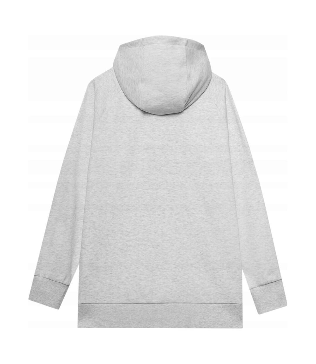 Sweat À Capuche F0955 Femme Gris Argenté 4F-3