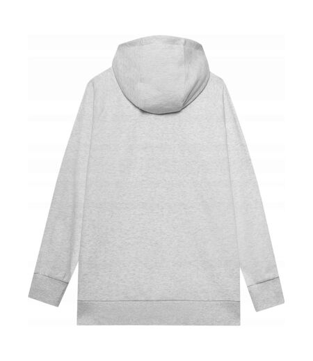 Sweat À Capuche F0955 Femme Gris Argenté 4F