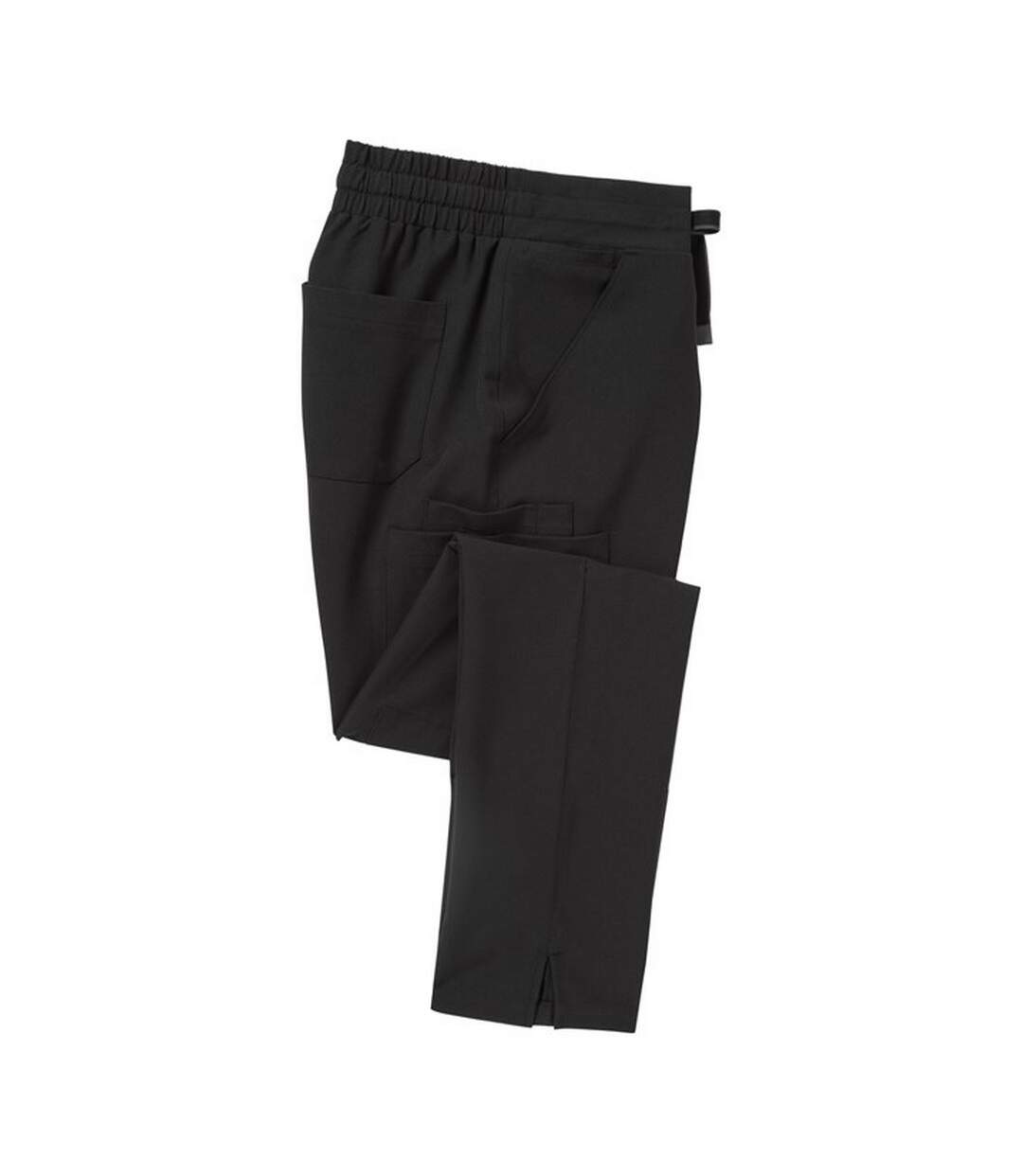 Womens/ladies Relentless Stretch Jogging Bottoms Black Onna-1