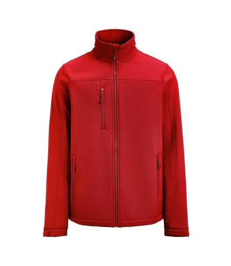 Mens Airwalk Soft Shell Jacket Red Printer RED