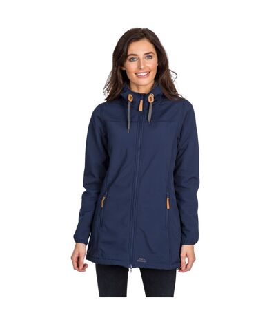 Veste Imperméable Longue Kristen Femme Bleu Marine Trespass