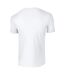 T-shirt manches courtes homme blanc Gildan-2