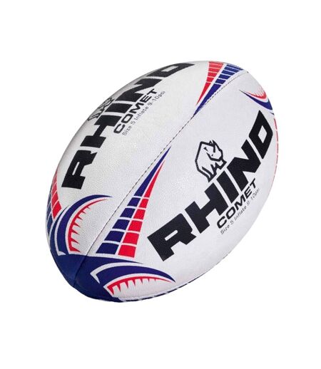 Ballon De Rugby Comet Taille 4 Blanc Rhino