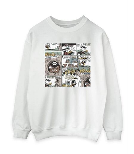 Disney - Sweat CHIP 'N DALE COMIC - Femme (Blanc) - UTBI14758