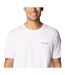 T-shirt Motif/style Logo Basic Homme Blanc Columbia-4