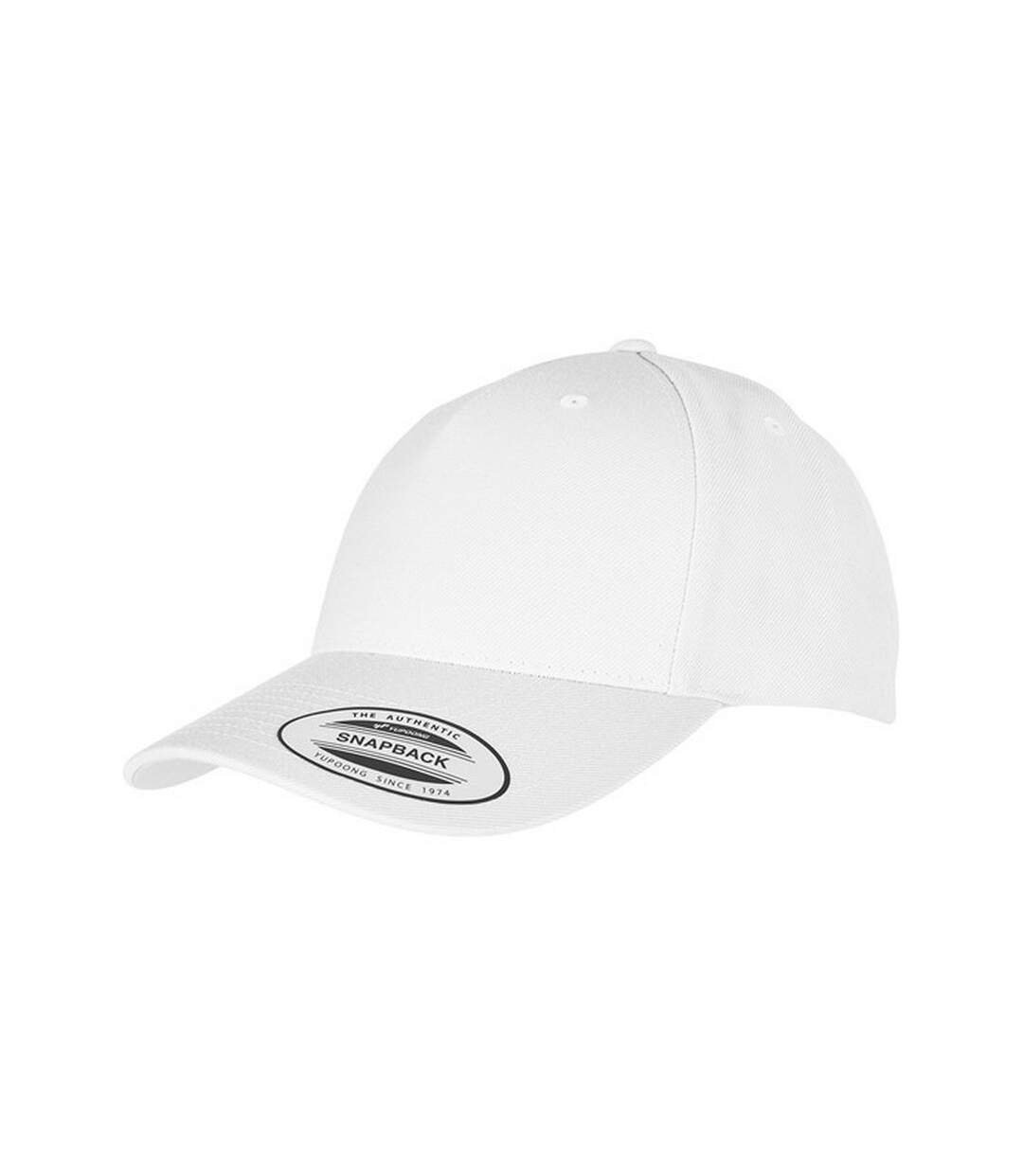 Casquette ajustable flexfit adulte blanc Yupoong-1