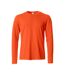 T-shirt basic homme orange sang Clique