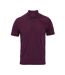 Mens Coolchecker Pique Polo Shirt Aubergine Premier-1