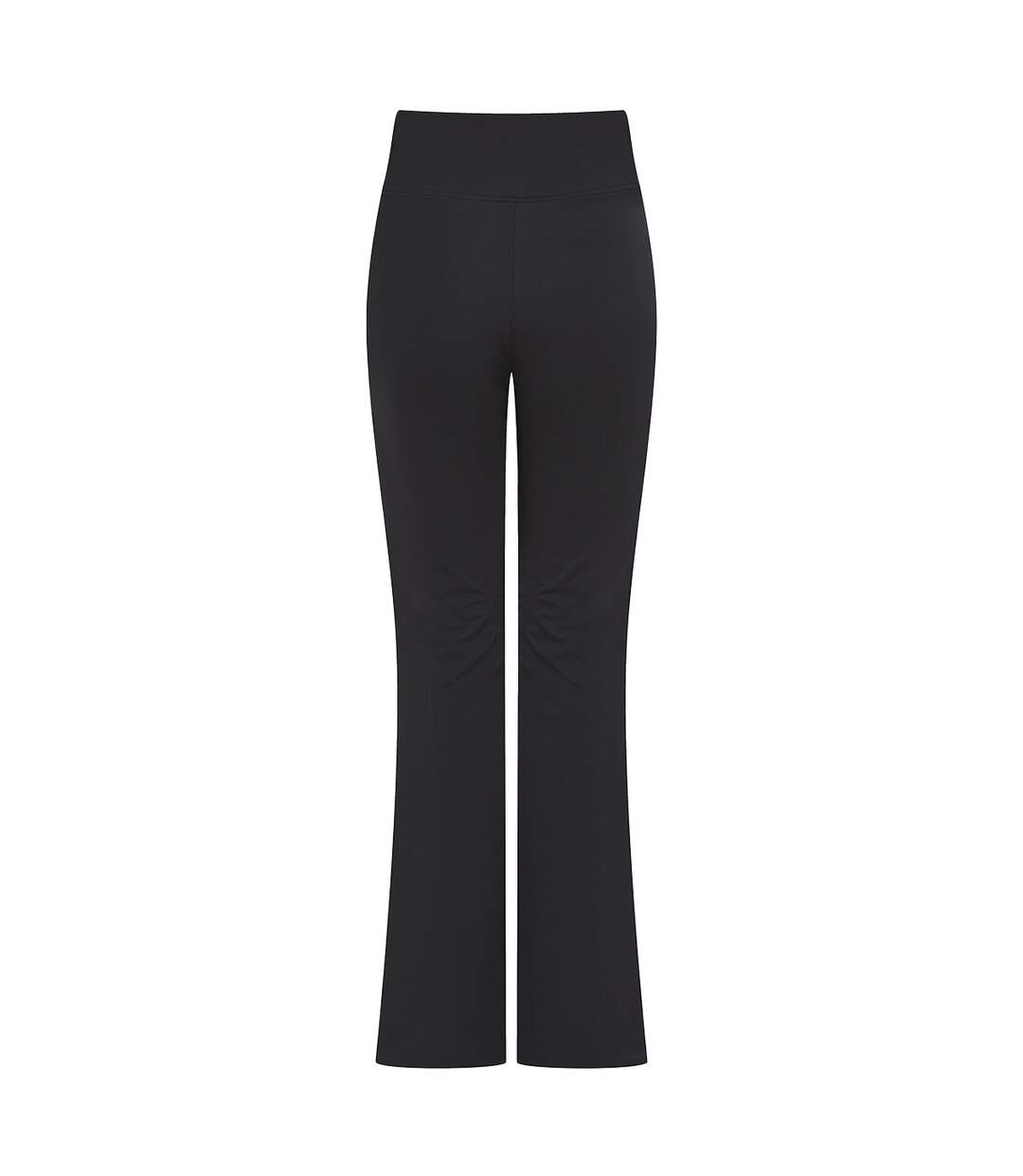 Womens/ladies flared leggings black SF-2