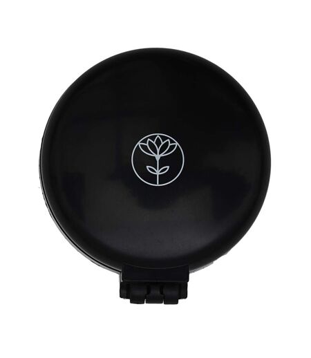Brosse & Miroir de Sac Nomade 7cm Noir