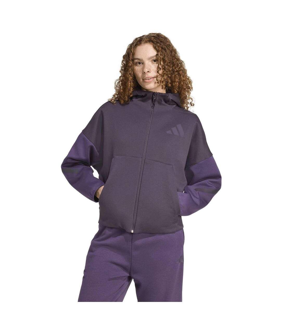 Veste À Capuche Z.n.e. Femme Aurore Noire Adidas-2