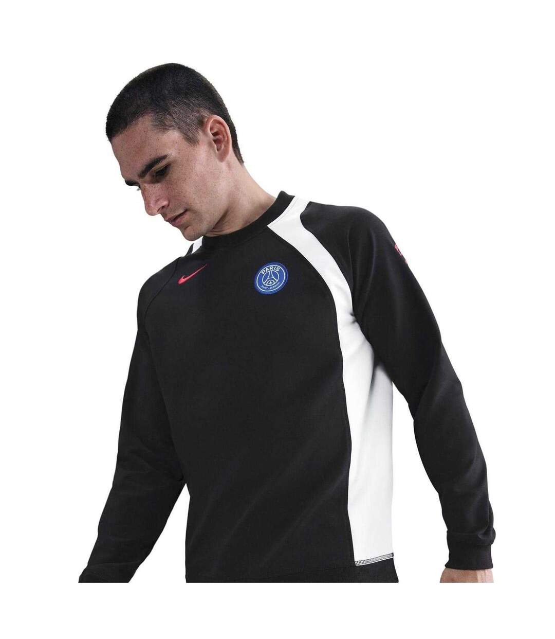 Sweat Motif/style Paris Saint-germain T90 2025/2026 Homme Noir Blanc Nike-4
