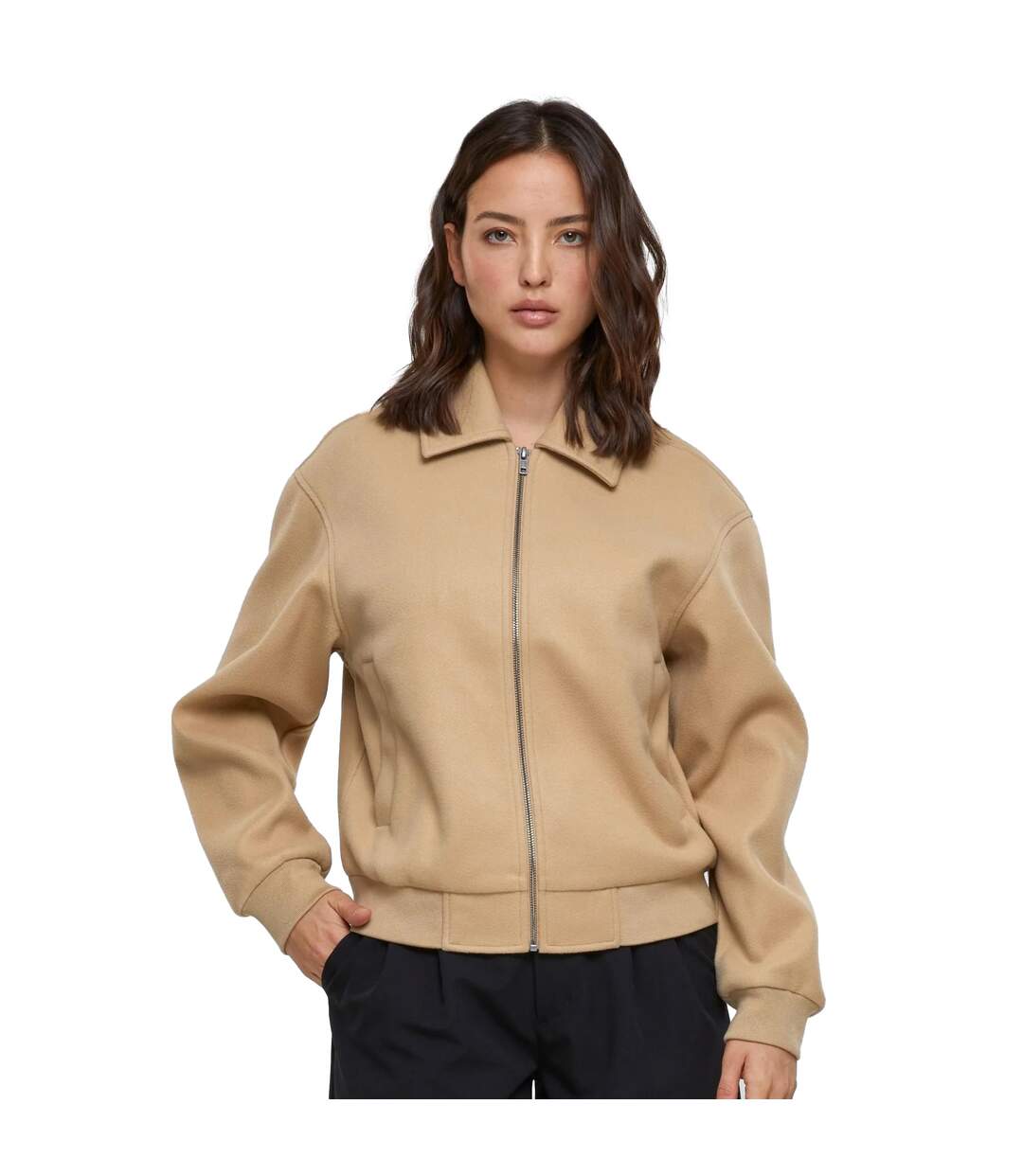 Veste Femme Beige Foncé Urban Classics-3