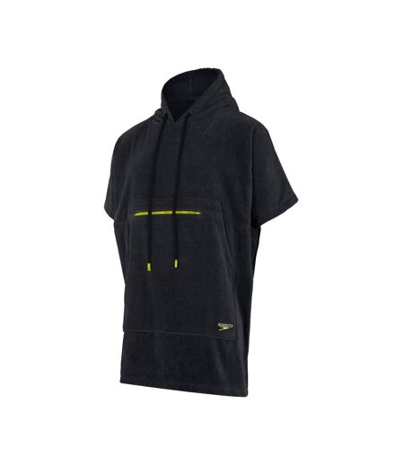 Poncho Adulte Noir Jaune Speedo