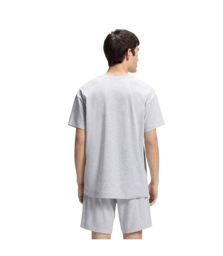 Mens Relaxed Fit T-shirt Light Grey Hugo Boss