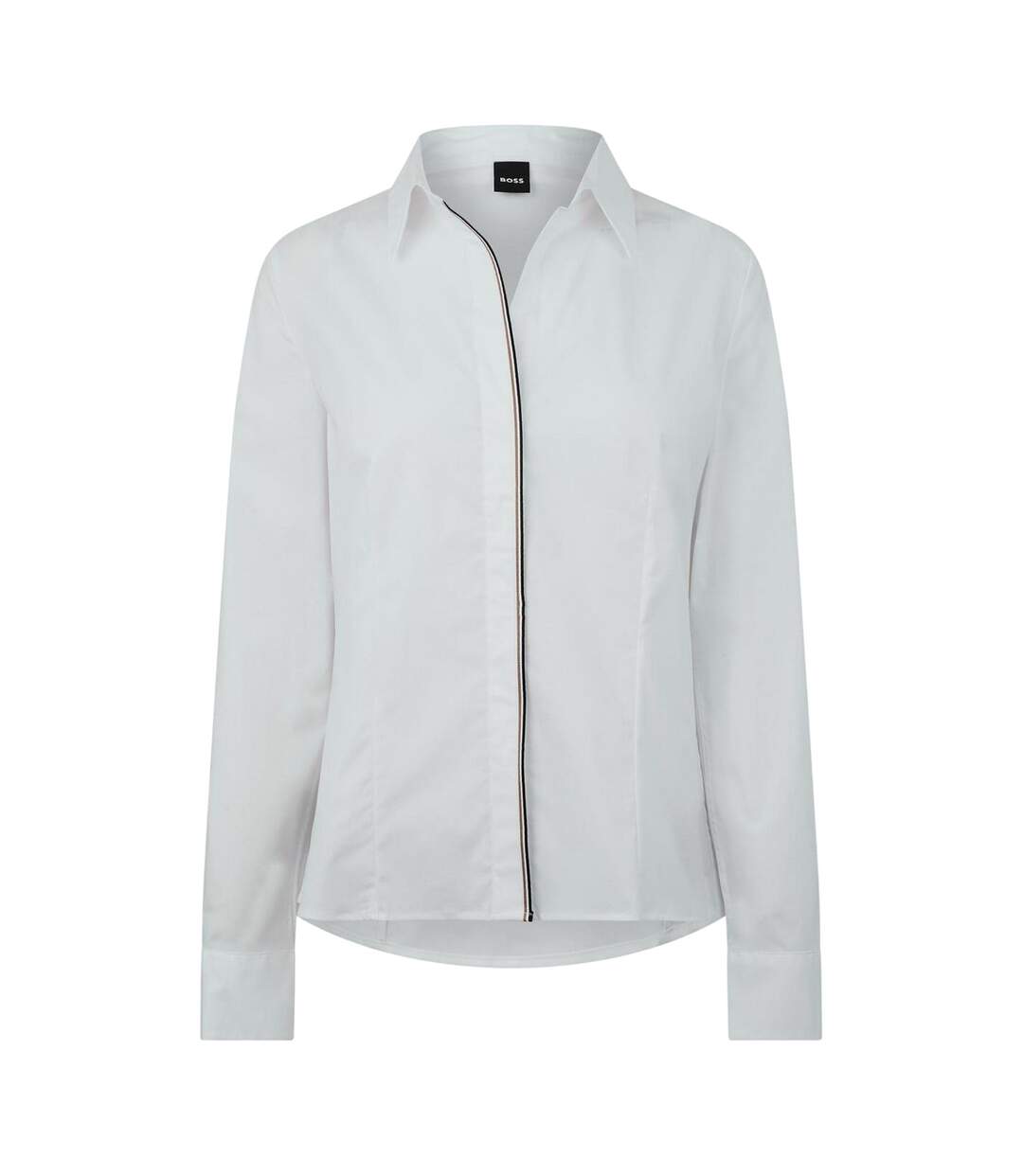 Womens/ladies Bierdie Tuesday Regular Shirt White Boss-2