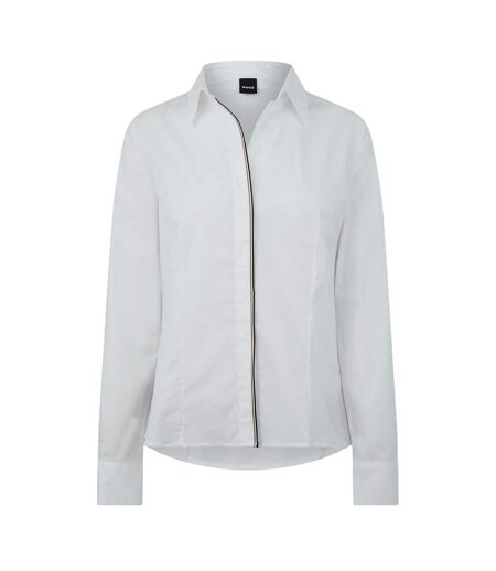 Womens/ladies Bierdie Tuesday Regular Shirt White Boss