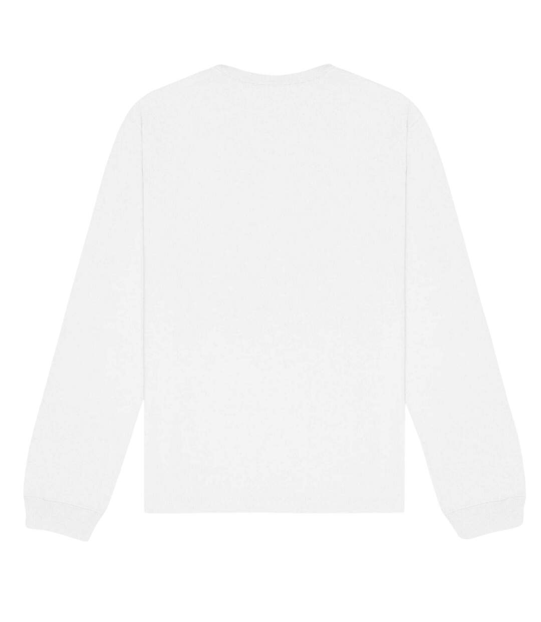 Unisex Adult Heavy Long-sleeved T-shirt White Sabella-2