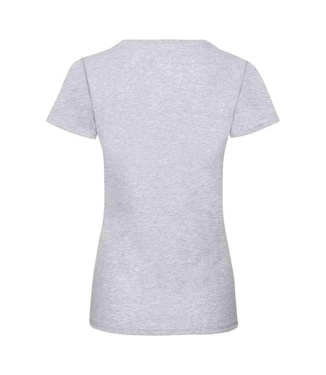 T-shirt valueweight femme gris chiné Fruit of the Loom