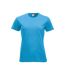 Clique Womens/Ladies New Classic T-Shirt (Turquoise)