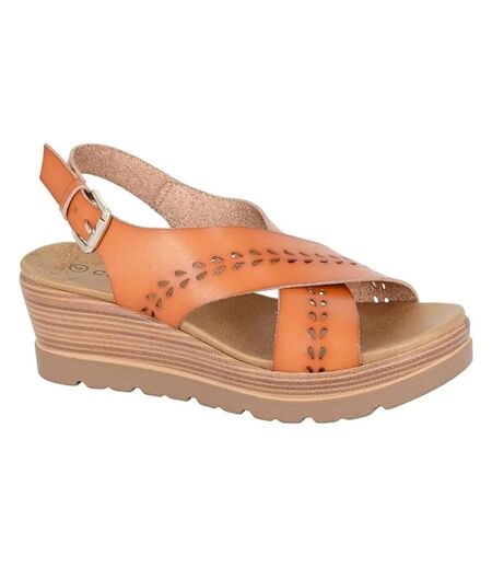 Sandales gavina femme brun clair Cipriata