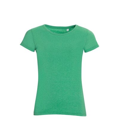 SOLS Womens/Ladies Mixed Short Sleeve T-Shirt (Heather Green) - UTPC2163