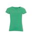 SOLS - T-shirt à manches courtes - Femme (Vert chiné) - UTPC2163