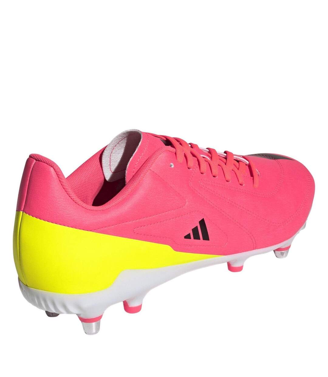 Mens Rs15 Elite Soft Ground Rugby Boots Solar Pink Adidas-4