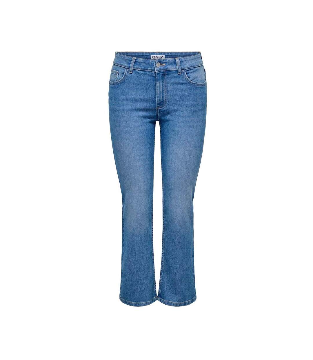 Jean bleu femme only mocha flared-1