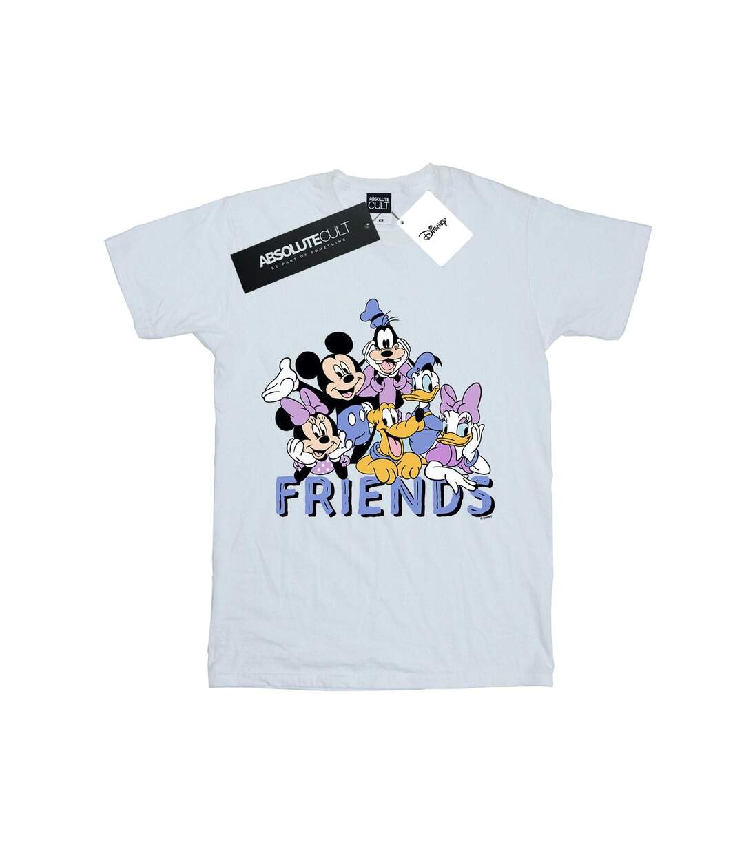 Disney Femme/Les femmes - T-shirt classique en coton Friends Boyfriend (Amis) (Blanc) - UTBI38008-1