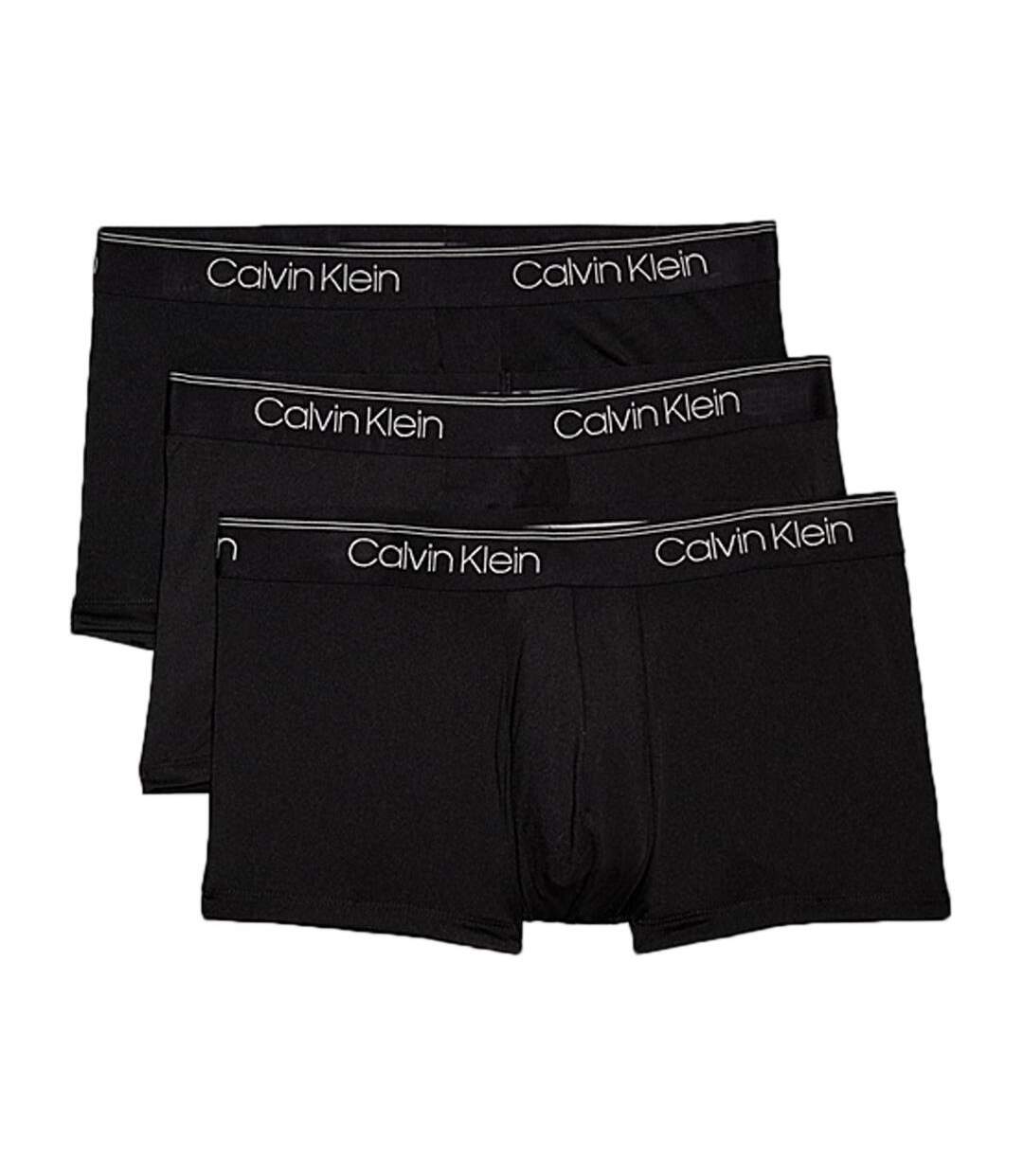 x3 boxers noir homme calvin klein jeans ub1 - l-1