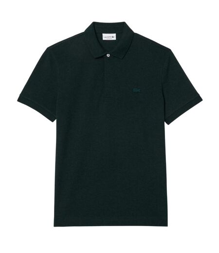 Mens Paris Stretch Regular Polo Shirt Dark Green Lacoste