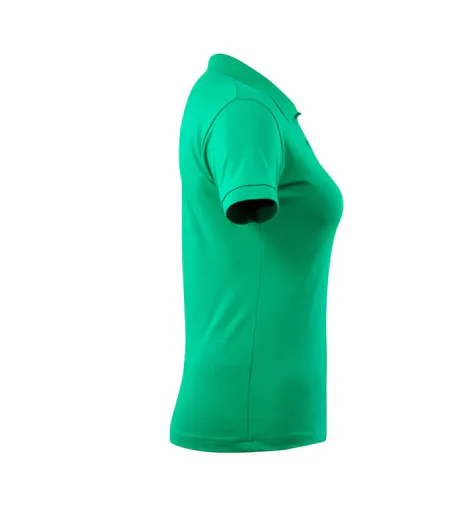 Womens/ladies Grasse Crossover Polo Shirt Grass Green Mascot