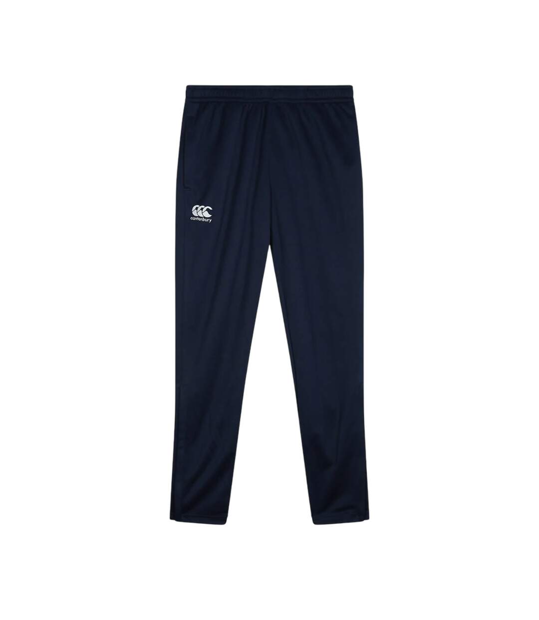 Womens/ladies Stretch Tapered Leg Jogging Bottoms Navy Canterbury-2