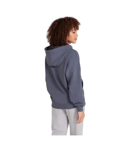 Womens/ladies Idol Full Zip Hoodie Blue Animal