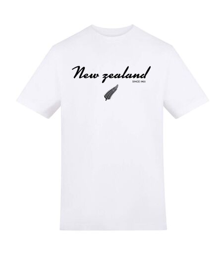 Unisex Adult New Zealand Since 1903 T-shirt White AWD